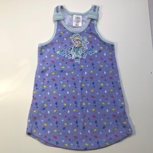 Disney Frozen Princess Elsa Periwinkle Multi Terrycloth Swimsuit Coverup 3T